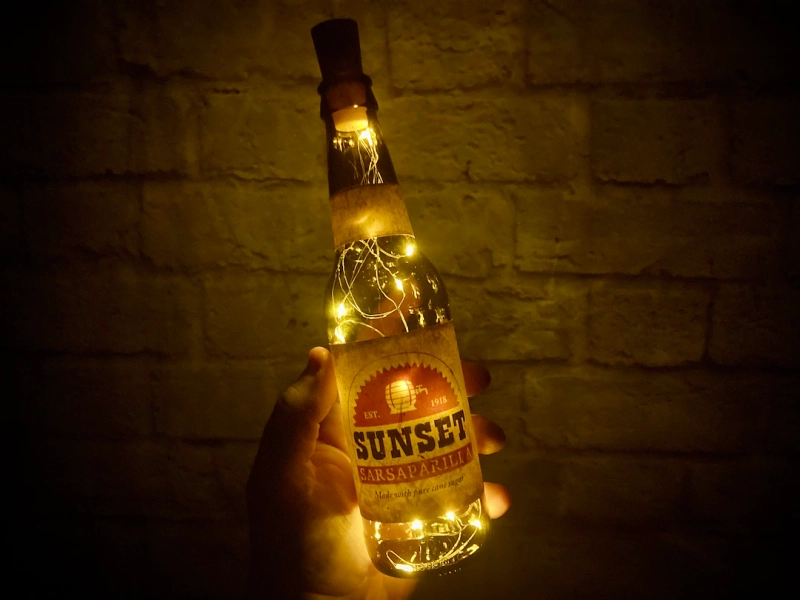 Sunset Sarsaparilla Lamp Bottle Video Game Replica LED Night Light Cosplay Prop Glass Beer Bottle Apocalypse Costume Weapon - Etsy Spain