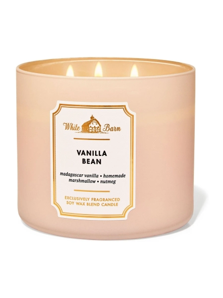 Bath & Body Works Vanilla Bean 3-Wick Candle
