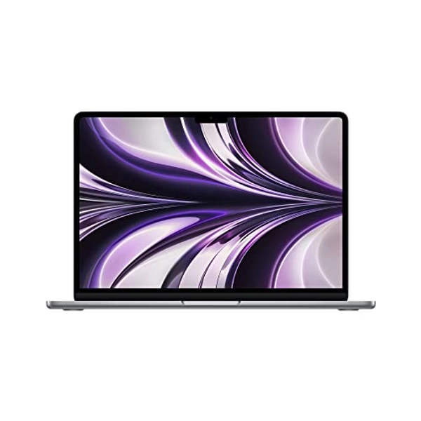 Apple 2022 MacBook Air avec Puce M2 : écran Liquid Retina de 13,6 Pouces, 8GB de RAM, 512 Go de Stockage SSD ; Gris sidéral