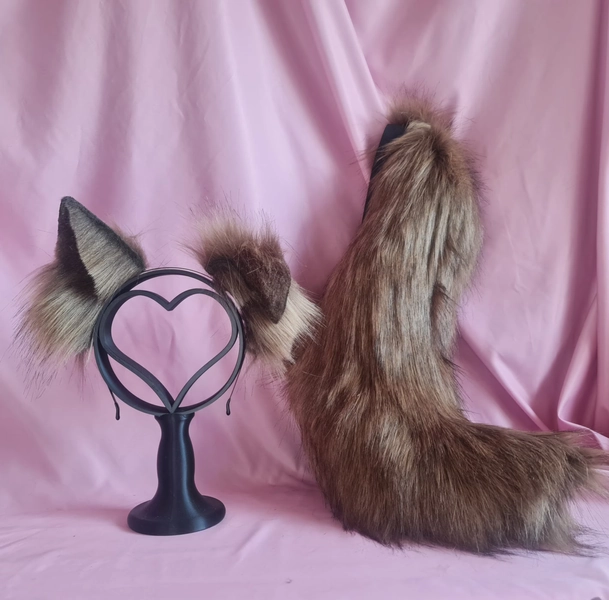 Brown Puppy Tail and Ears