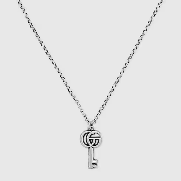 GUCCI Marmont key pendant necklace 