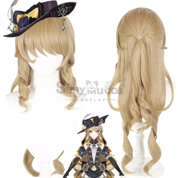 Game Genshin Impact Cosplay Navia Cosplay Wig