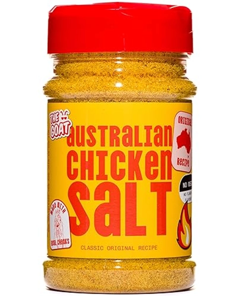 Australian Chicken Salt - the original umami bomb for chips, chicken or almost anything. Jumbo 300g Shaker. The Authentic Australian recipe.