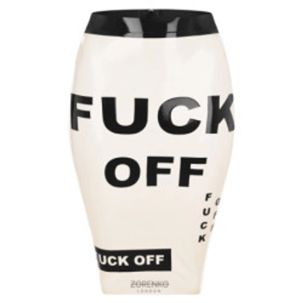 Latex F**k Off Skirt