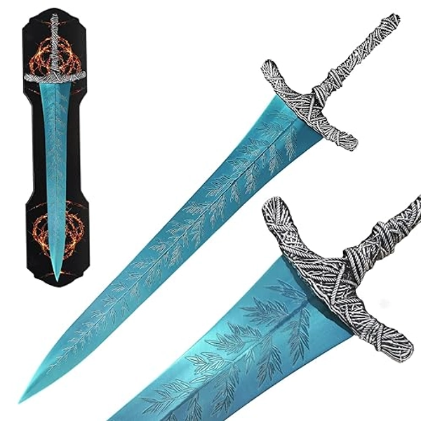 Bowen Elden Ring Sword Dark Moon Greatsword 1:1 Replica Real Full Metal Moonlight greatsword Stainless Steel Game Weapon Elden Ring Merch Cosplay Prop