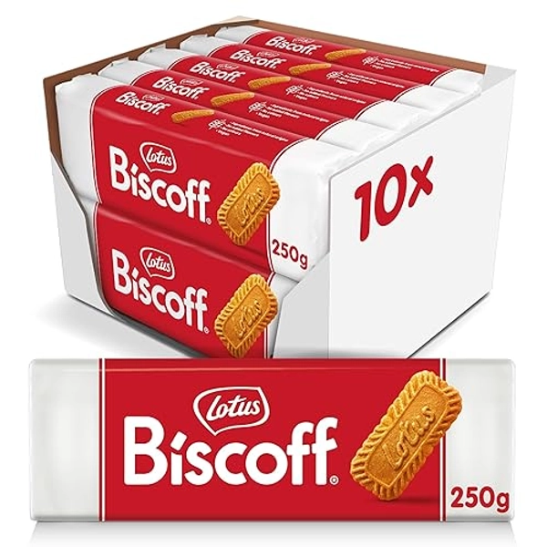 Biscoff - Caramelised Biscuit - Ingredients from natural origin - Vegan - No colours or added flavours - 10x 250g - 2,5kg