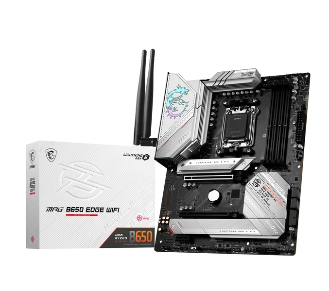 MSI MPG B650 Edge WIFI (Socket AM5) DDR5 ATX Motherboard