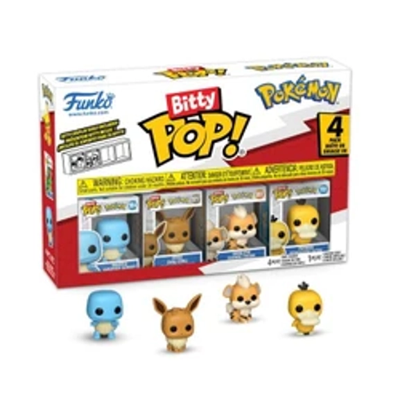 Funko Bitty Pop! Pokemon - Squirtle 4PK Vinyl Figure