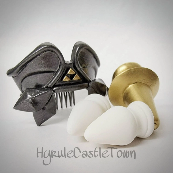 Princess Zelda Cosplay - hair accessory and hair ends twilight princess