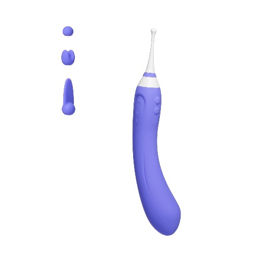 LOVENSE Hyphy Hochfrequenz Klitoris und G-Punkt Vibratoren für sie, Doppelkopf Vibratoren mit Bluetooth APP-Fernbedienung, Sexspielzeug für Frauen Paare