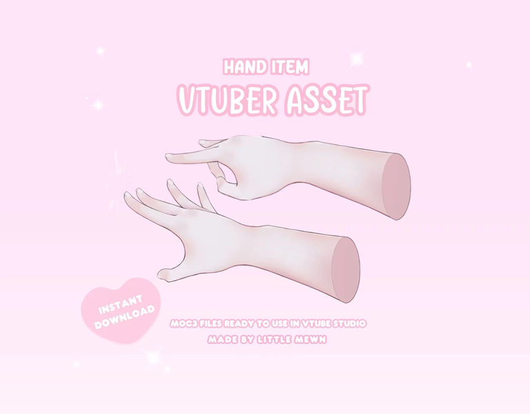 VTuber Asset | Rigged Finger Flick