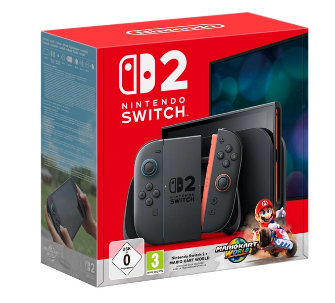 Pack Console Nintendo Switch 2 Noir + Mario Kart World Nintendo Switch 2