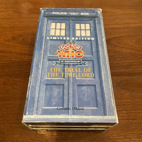 Doctor Who - The Trial of a Time Lord (VHS, 1993, 3-Tape Set) - Good