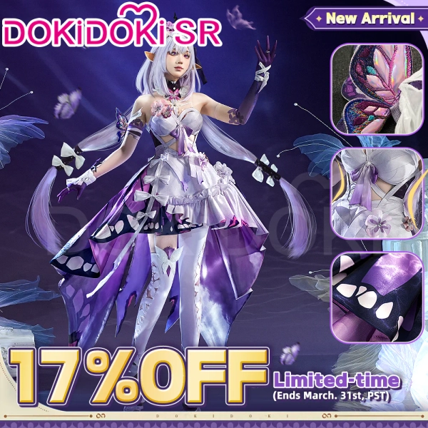 【Size S-2XL】DokiDoki-SR Game Honkai: Star Rail Cosplay Castorice Costume