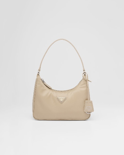 Desert Beige Prada Re-edition 2005 Re-nylon And Saffiano Mini Bag | PRADA