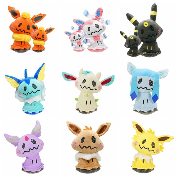 Cute Eeveelution Plush Toy Stuffed Animals - Small / Leafeon