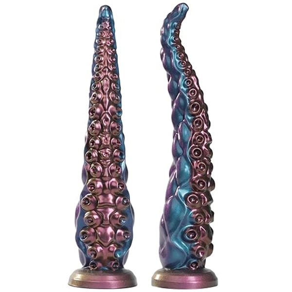 Anal Tentacle Dildo Adult Sex Toys - 10.6" Huge Monster Long Dildo Anal Plug for U & G-spot, Anal Toys with Strong Suction Cup, Fantasy Dildo Adult Sex Toys & Games for Men Women Couples