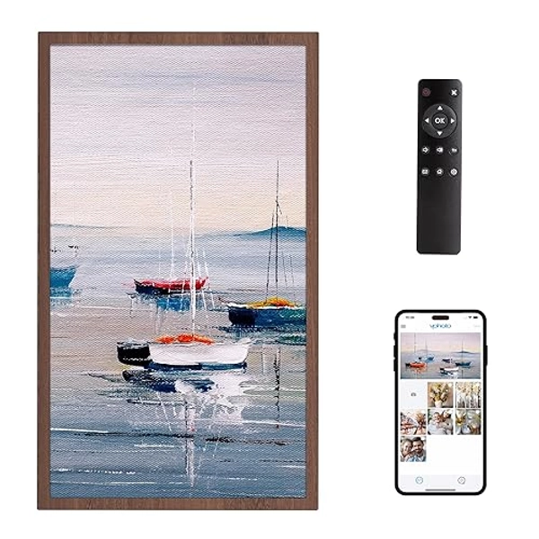 Dragon Touch Large Digital Picture Frame 21.5 inch Screen WiFi Digital Photo Frame Display, 32GB Storage, Auto-Rotate, Share Photos via App, Email, Cloud, Classic 21(Not Touchscreen)