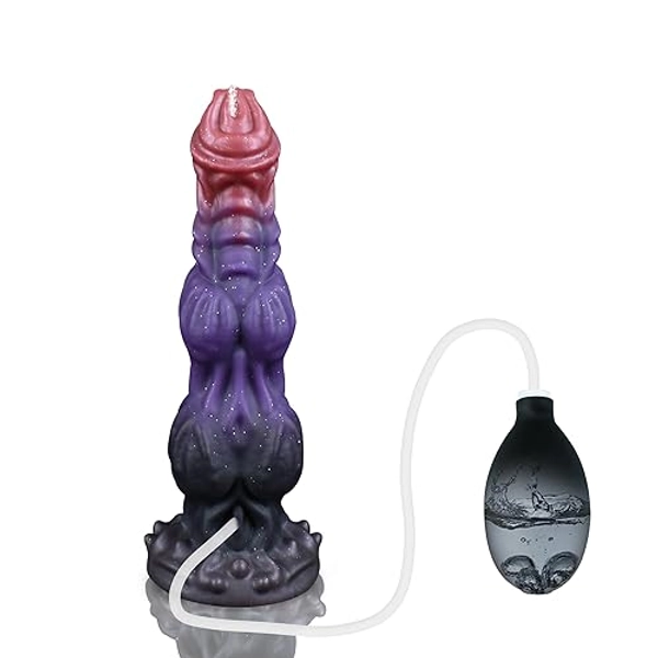 7.87" Alien Dildo Monster Animal Dildo Fantasy Wolf Dildo with Strong Suction Cup, Fat Dildo Strap on Compatible Women Sex Toys for G Spot & P Spot Stimulation, Adult Sex Toys for Women Men
