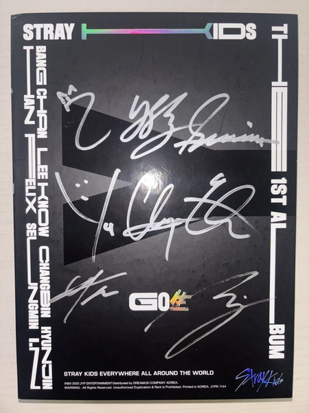 STRAY KIDS [GO LIFE] Autographed Signed Limited Album STRAYKIDS GO生