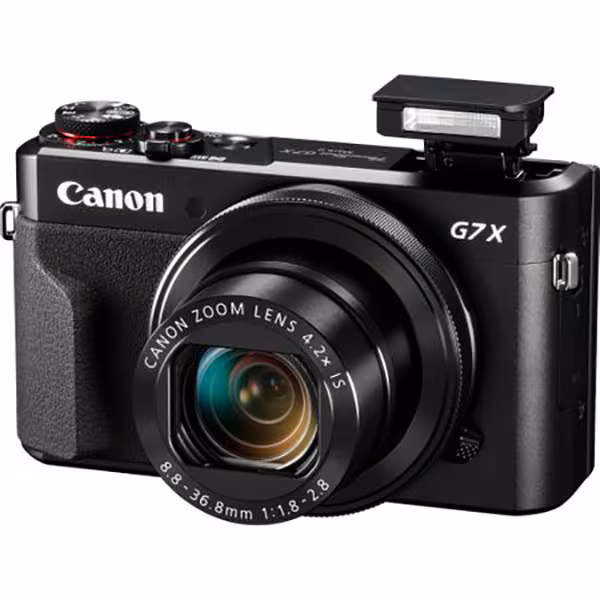 Aparat foto digital CANON PowerShot G7X MARK II, 20.9 MP, Full HD, Wi-Fi, negru