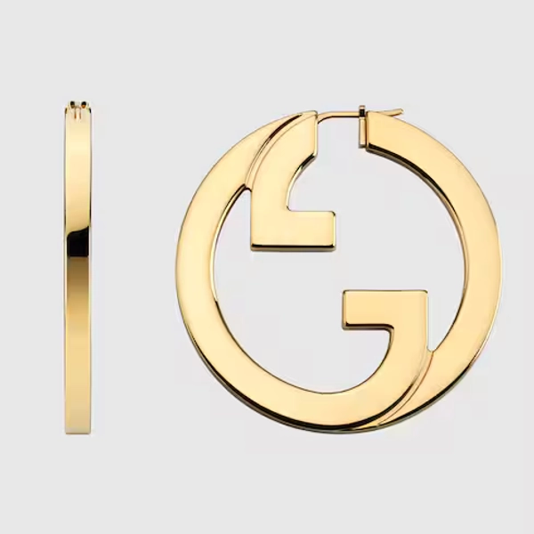 Gucci Blondie cut-out hoop earrings