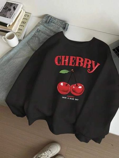 CHERRY Casual Sweatshirt