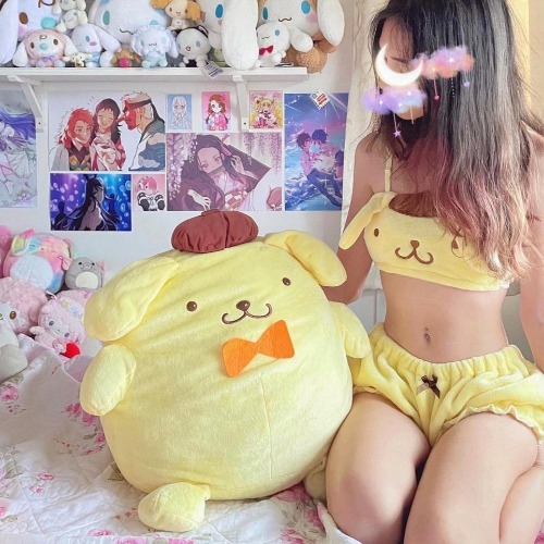 Pudding Dog Lingerie Set - M