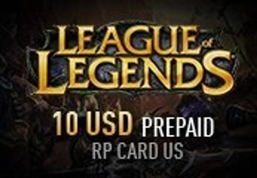 League of Legends 10 USD Prepaid RP Card NA