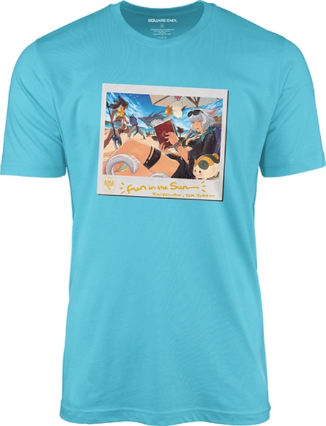 FINAL FANTASY XIV T-shirt - FUN IN THE SUN Turquoise