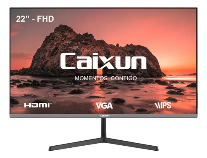 Monitor Caixun con pantalla de 22" 75Hz Color Negro