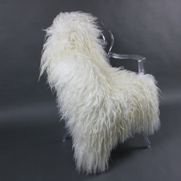 Curly Icelandic Sheepskin Rug Ivory - Medium