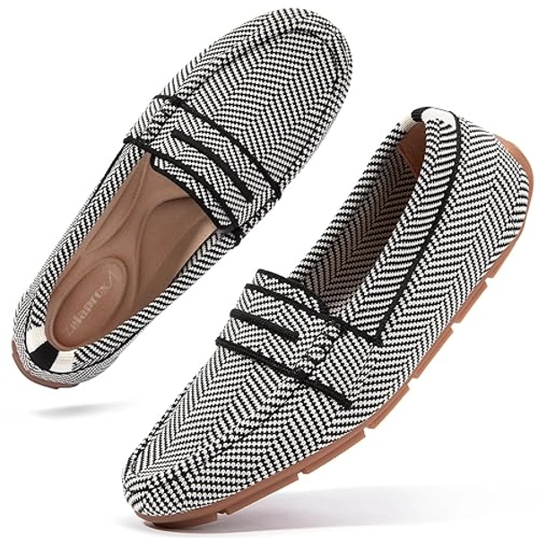 Zelaprox Loafer Shoes for Women Comfortable Women's Loafer Shoes Flat Shoes
