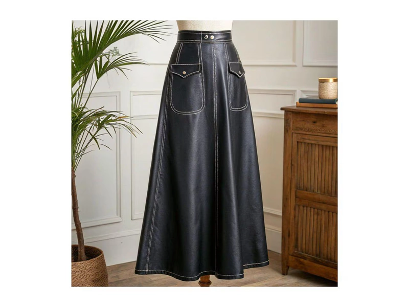 Super Gorgeous Full Leather Skirt!