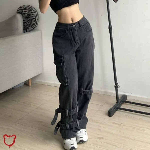 Toxic Cargo Jeans with Buckle