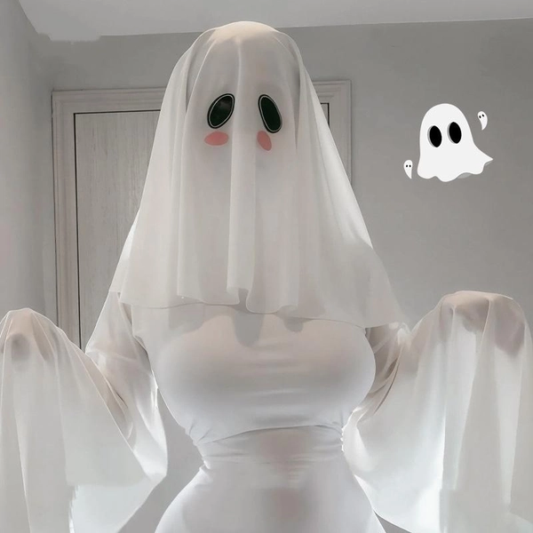 Ghost Girl Cute Ghost Dress Female Halloween Stage Costume - TikTok Shop