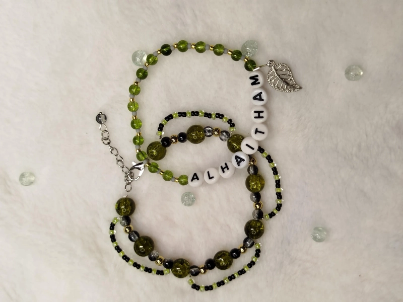 Handmade bracelet Genshin Impact - Alhaitham