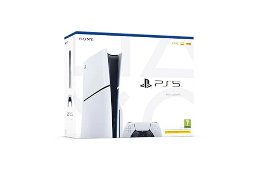 Playstation PlayStation 5 Console (Slim) - VIDEO_GAME_CONSOLE with powerful technology and sleek design, haptic feedback, adaptive triggers, 3D Audio, and ultra-high speed SSD