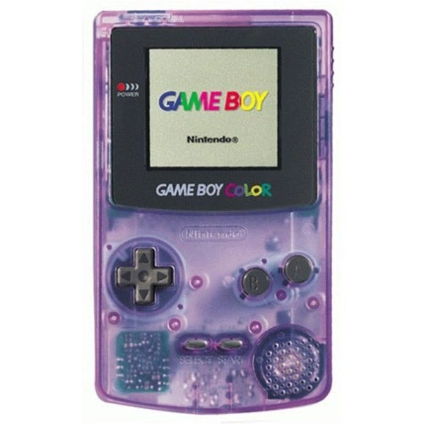 GameBoy Color System Clear Atomic Purple