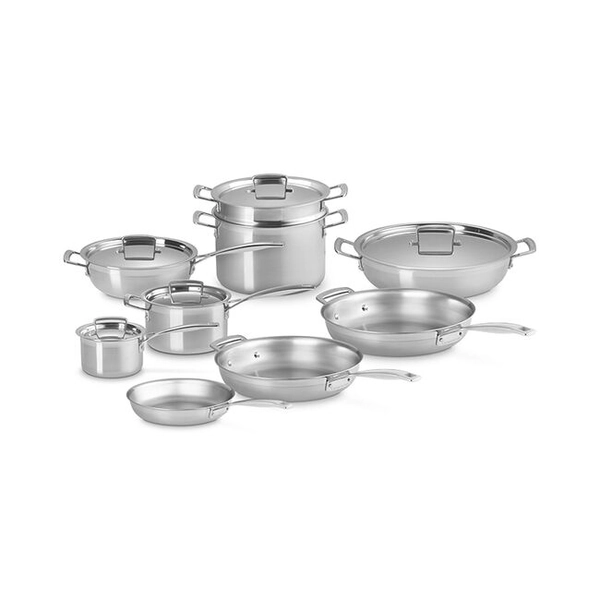 Classic Stainless Steel 14-Piece Cookware Set