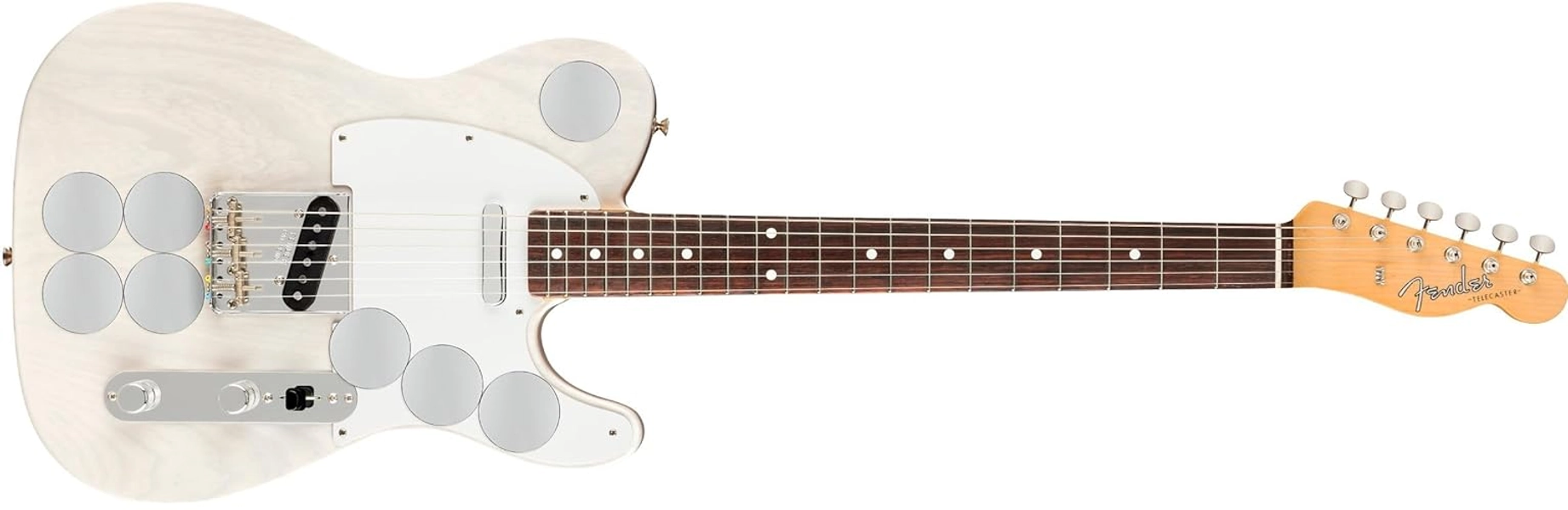 Fender Jimmy Page Mirror Telecaster Electric Guitar - White Blonde