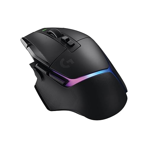 Logitech G G502 X PLUS LIGHTSPEED Wireless RGB Gaming Mouse - Optical mouse with LIGHTFORCE hybrid switches, LIGHTSYNC RGB, HERO 25K gaming sensor, compatible with PC - macOS/Windows - Black - G502 X PLUS - Gaming Mouse - Black