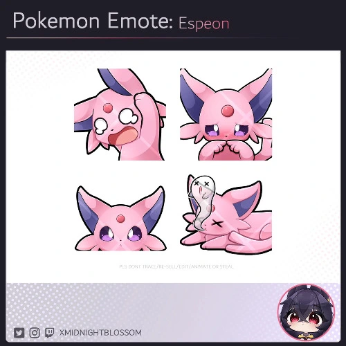 Espeon Emotes