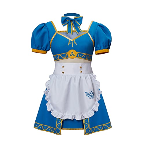 SFWXCOS Legend Zelda Maid Kleid Zelda Princess Cosplay Costume Dress - S