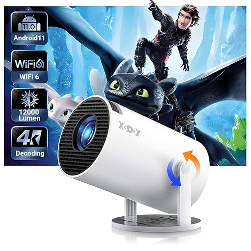 Mini Projector Native 720P HD, Supports 4K 1080P