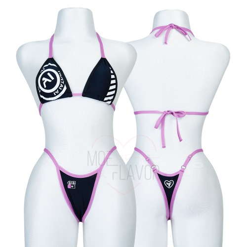 Projekt Melody Anime Bikini - Black / XL/2XL