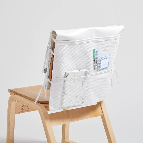 Kayla Over the Chair Pocket Organizer | White