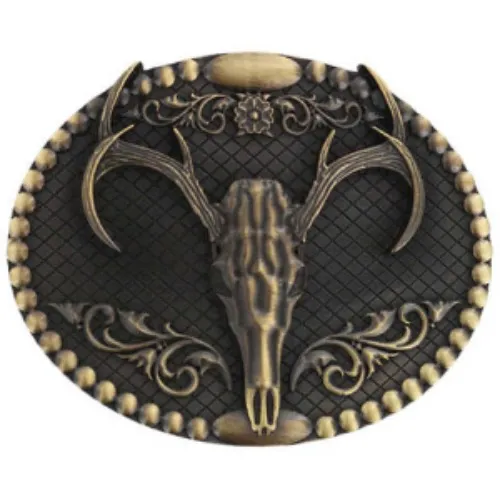 Cody James® Men's Deer Skull Belt Buckle | Boot Barn