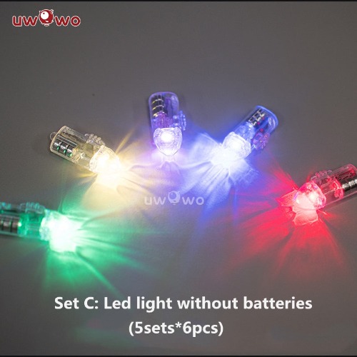 【Pre-sale】Uwowo Genshin Impact Lumine Traveler LED Female Lumine Cosplay Costumes | 5 color light（5sets*6pcs）