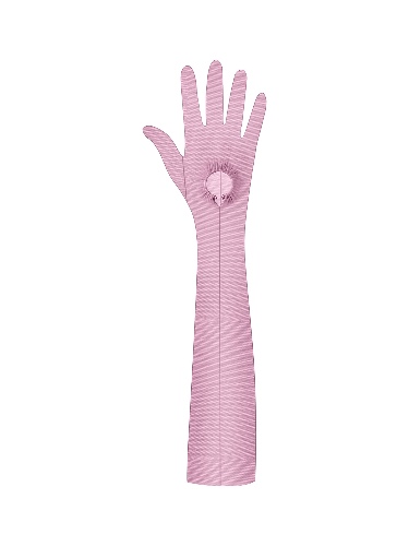Shop Nirvana Pink Long Gloves Online | Zhilyova